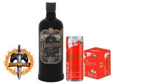 Gin Amázzoni Rio Negro 750ml e Red Bull Melancia 250ml (4 unidades) - Combo