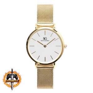Relógio Feminino Dourado Chelsea Gold 32mm