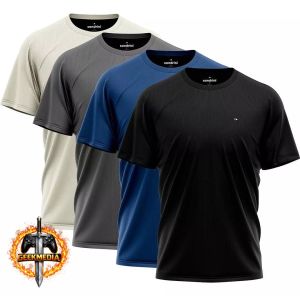 Kit 4 Camisetas Dry-fit Sandrini Masculina