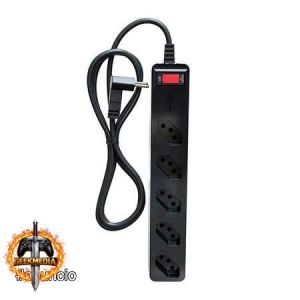 Filtro de Linha DPS Clamper iClamper Energia 5 Tomadas LCF, 1m, Preto