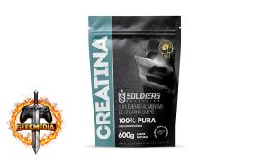 Creatina Monohidratada 600g 100% Pura Importada Soldiers Nutrition