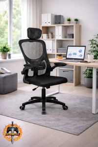 Cadeira Escritório Ergonômica Mesh Apoio Lombar