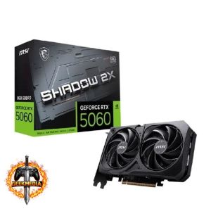 Placa de Vídeo NVIDIA GeForce MSI RTX5060 8GB GDDR7 128BITS SHADOW 2X OC
