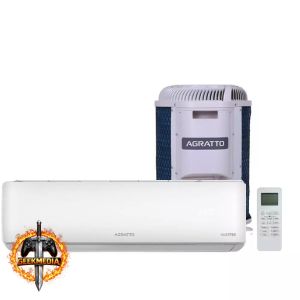 Ar Condicionado Split Agratto Hi Wall Zen Top Inverter 9.000 Btu/h Frio Monofásico Branco ZICST9F-02 220V