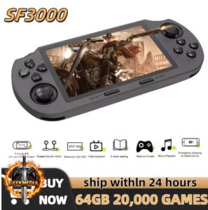 Console Portátil SF3000 4.5" 64GB - PS1/GBA/SFC