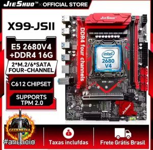 Kit x99 Jieshuo JS11  Xeon 2680v4  1x16GB Ddr4