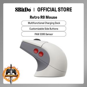Mouse Retrô R8 8BitDo PAW 3395 DPI 26K