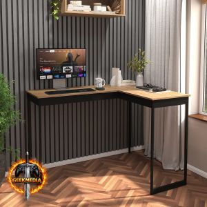 Mesa De Canto Para Estudo Retro Design Nórdico Mod: Pier