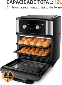 Mondial Air Fryer Forno Oven Analógica 12L