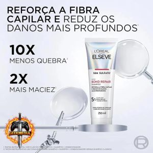 Shampoo Reparação Molecular Elseve Bond Repair L'Oréal Paris 250ml