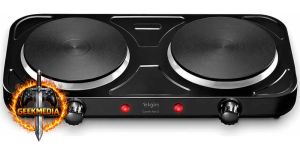 Fogão Cooktop Elétrico Elgin 2 Bocas Preto 127v