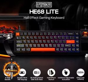Teclado Magnético Epomaker HE68 lite 65%