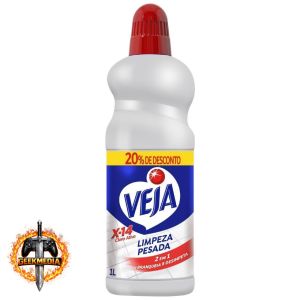 Limpador para Limpeza Pesada Cloro Ativo 2 em 1 - 1L
