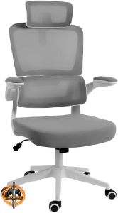 Cadeira Redragon Office Hela Cinza/Branco