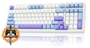 Teclado Mecânico Sem Fio Classroom F99 Rgb 99 Teclas