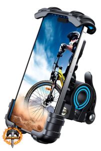 Suporte Celular Lamicall Pra Guidão Moto Bicicleta Azul