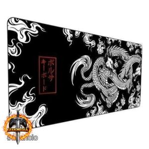 Mouse Pad Gamer Profissional - Dragão Chinês Japonês