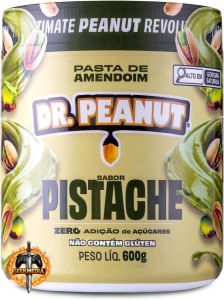 DR. PEANUT PASTA DE AMENDOIM PISTACHE 600G COM WHEY PROTEIN