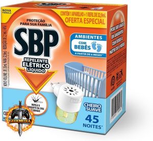 Repelente Elétrico Líquido SBP 45 Noites