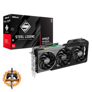 Placa de Vídeo ASRock RX 9070 XT SLD 16G AMD Radeon