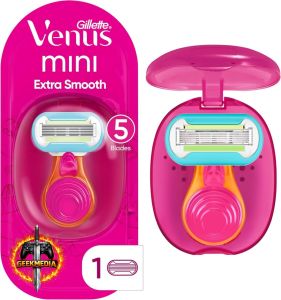 Gillette Venus Mini Barbeador Feminino com Estojo de Viagem