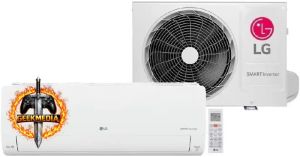 Ar Condicionado Split Hi Wall LG Inverter Smart Voice AI 12.000 Btus Frio 220v R-32