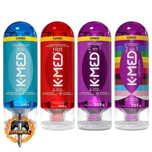 Gel Lubrificante Íntimo Cimed K-med 2 em 1 Neutro Hot Ice