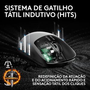 Mouse Gamer Sem Fio Logitech G PRO X2 SUPERSTRIKE LIGHTSPEED