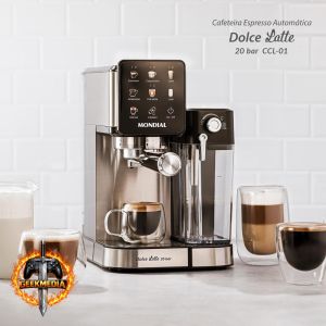 Cafeteira Espresso Automática Mondial Dolce Latte 20 Bar