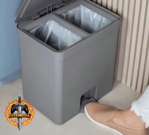 Lixeira Dupla Pedal 20L