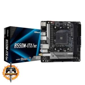 Placa Mãe Asrock B550m-itx/ac DDR4 AM4 Chipset AMD B550 ITX Preto