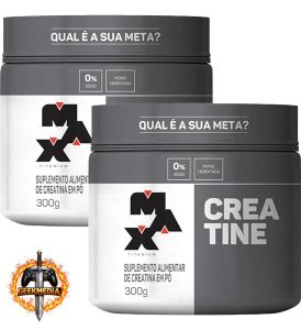 Creatina 300g Max Titanium Monohidratada Pó Sem Sabor