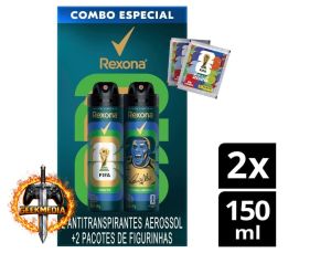 Kit Rexona Men Antitranspirante Aerossol Impacto  Invisible Antibac