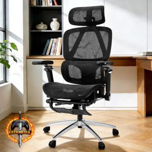 Cadeira Ergonômica L800 com Apoio para Pés