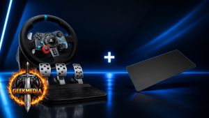 Volante de Corrida Logitech G29 PS4 com Pedal  Mousepad