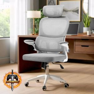 Cadeira Ergonômica FivDaily com Apoio de Cabeça e Lombar Ajustáveis