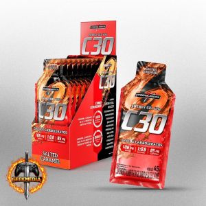 Gel de Carboidrato VO2 Energy Gel C30 com Cafeína 450g Integralmédica 10 unid