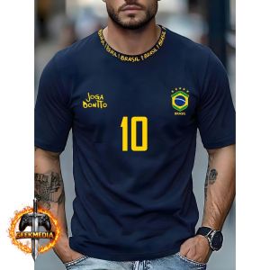 Camiseta Masculina Brasil 100% Algodão Plus Size