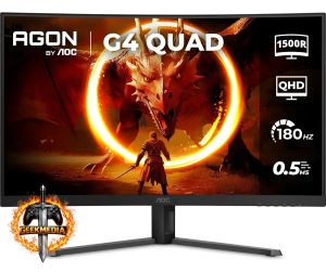 Monitor Gamer Curvo AOC Agon Quad 32''