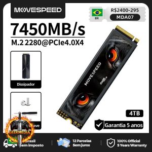 SSD NVME Movespeed 4TB 7450 MB/s