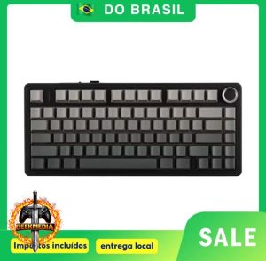 Teclado Mecânico Sem Fio AULA F75 Hotswap