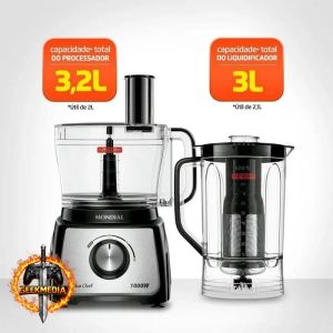Multiprocessador Turbo Chef Mondial 5 em 1 MPN01B Preto