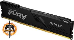 Memória KINGSTON FURY BEAST DIMM DDR4 8GB 3200 MHZ