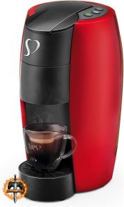 3 Corações TRES Cafeteira Espresso e Multibebida LOV Vermelha