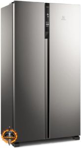 Geladeira Electrolux Side by Side Efficient 435L Autosense Inox