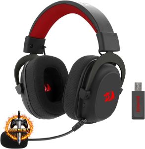 Headset Gamer Redragon Zeus Pro Preto Sem Fio 7.1 H510-PRO