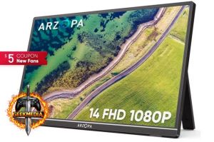 Monitor Portátil Arzopa A1S Full HD IPS USB-C HDR Thin