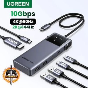 Hub USB-C UGREEN Uno 6 em 1 PD100W 4K60Hz