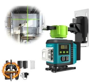 Nível Laser 12 Linhas Verde 40m Recarregável