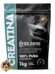 Creatina 1kg Monohidratada 100% Pura - Soldiers Nutrition